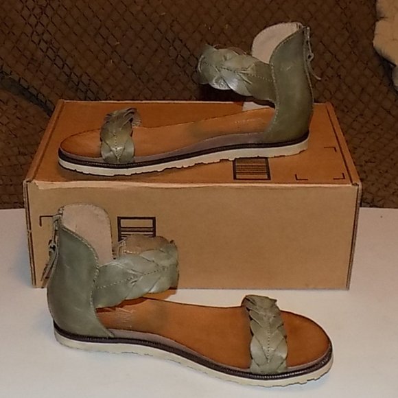 Miz Mooz Taft  sage braided leather EU41 US 9.5-10 - Picture 5 of 16